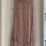 Floral halter neck dress. S Pink Photo 1