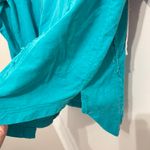 Fantastic Fawn Smiley Face Patch Corduroy Shacket in Jade Size Small Photo 4