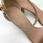 Stuart Weitzman Nudist 75 Block Heel Sandal Patent Nude 9.5 Photo 5