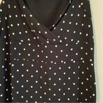 Loft Ann Taylor  Black and White Polka Dot Sleeveless Dress Size 4P Photo 1