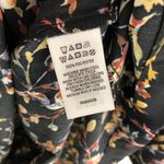 Tahari  Shift Dress Split Sleeve Boat Neck Mini Floral Black Colorful 2 Photo 4