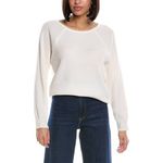 Tommy Bahama Island Soft Sea Light Raglan Crewneck Sweater Blanca Cream - XS EUC Photo 1