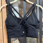 Lululemon  Long Line Energy Sports Bra tank top workout straply padded Black Photo 4