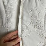 Parker Lorna Cotton Eyelet Tie-Back Cutout White Romper Size 2 Photo 7