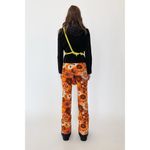 ZARA  Floral Print Pull On Slim Flare Pants Photo 8