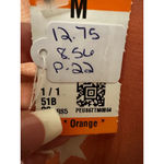 Women's Nobody's Child Orange White Star Print Romper US 12 Photo 8