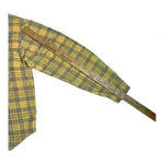 Forever 21  classic flannel long sleeve women. Yellow/black. Size M Photo 4