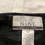 Black pink Floral midi Hawaiian slip skirt scallop trim with a zipper on the side Size 10 Photo 5