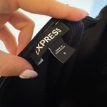 EXPRESS Ribbed Halter Neck Henley Polo Bodysuit Photo 3