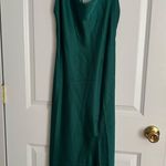 Emerald green slip dress Photo 0