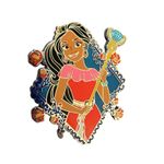 Disney Pin 127347 Elena of Avalor Holding Jeweled Golden Scepter Red Pink Dress Photo 0
