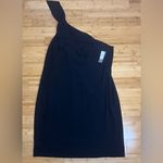 Lane Bryant women’s one-Shoulder bow detail lined black Dress, MSRP $139|Sz:22 Photo 2