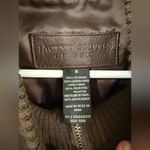 Jaclyn Smith Classic Brown Lambskin Sweater Jacket, Size 8 GUC Photo 2