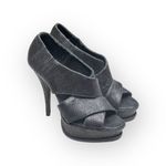 Elizabeth and James š Milla Platform Stiletto Heel Sandal š Black Sheen š7.5M Photo 10