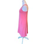 Athleta  Racerback Knit Sundress Built in Bra Womens Size Medium In Coral Pink Photo 3