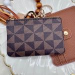 Mama Double Joy Wallet Wristlet Style D Brown Photo 2