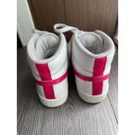 Nike Retro High Top White Pink Stripe Sneakers Shoes Women's Size 8.5 Photo 1