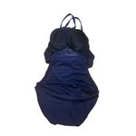 Nautica  Grand Isle Blue Crochet One Piece Swimsuit size 14 Beach Vacation Photo 5