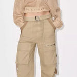 ZARA cargo Beige pants with straps Size L ref 2449/249 boho gorpcore Photo 0