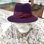 Fedora VINTAGE Purple Wide Brim Hat Photo 2