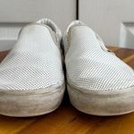 Vans  white perforated slip on sneakers men’s 6 women’s 7.5 Photo 1