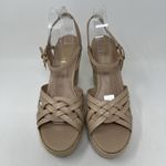 Coach Dottie Tan Wedge Espadrilles Sandals Charms Ankle Strap Women’s Size 11 Photo 4