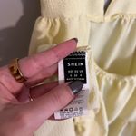 SheIn Light Yellow Tiered Dress Photo 2