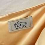 Oh Polly  Satin Gold Midsummer Mini Dress US 4 Gala Night Out Clubbing‎ Miami Photo 3