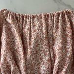 Zimmermann  sunny skater linen shirt dress pink floral Sz Small coastal festival Photo 10