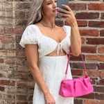 Princess Polly Kittenish eyelet cut out milk maid cottagecore coquette dress Photo 2