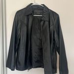 vintage leather oversized blazer Black Size L Photo 0