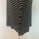 CAbi EUC  Side Snap Black White Stripe Scoop Neck Tee Style 6332 Size M Photo 7