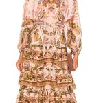 Zimmermann Tiered Billow Midi Dress in Tan - Size 1 (4/6) Photo 0