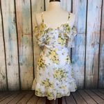 Disney Princess Floral Ruffled Chiffon Dress Sz M Photo 3
