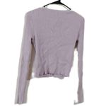 H&M  Lavender Ribbed Cardigan‎ Photo 1