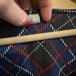 Valerie Stevens  blouse plaid tartan blue black red size L Photo 2