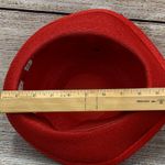 Vintage Jelleff's Red Straw Hat Womens Bow Accent Summer‎ Fashion Photo 6