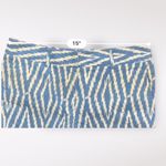 J. McLaughlin Diamond Patterned Scalloped Shorts Womens Size 4 Blue White Photo 5