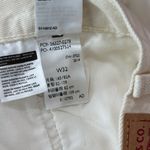 Levi's  501 High Rise Cut Off Jean Shorts Give Me Butterflies Cream Butterfly 32 Photo 8