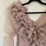House Of CB  Sorrel Blush Lace Frill‎ Dress NWOT size S Photo 13