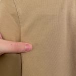 BCBGMAXAZRIA BCBG women’s tan embroidered floral zip collared jacket large Photo 10