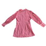 Hello Molly NWT  size XL STYLE ME YOUR WAY SHIRT DRESS PINK Linen blend balloon Photo 10