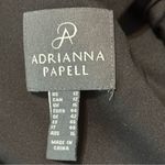 Adrianna Papell Black White Embellishments Long Sleeve Dress Bell Sleeves Sz 12 Photo 2