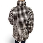 Obermeyer Heartbreak Black and White Plaid Check Oversized Puffer Coat Size 14 Photo 4