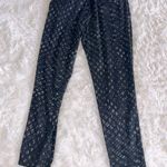 Lululemon Jet Crop (Slim) Pant 25” Color Lace Play Dark Slate Black Size 6 EUC Photo 6