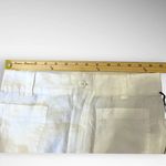 Nicole Miller Women's White 100% Linen High Rise Wide Leg Trousers Size 6 | NWT Photo 6