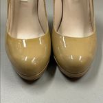 LK Bennett London Heels Nude Beige Trench Patent Leather Shoes Career Wear 38 Photo 5