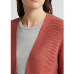 Treasure & Bond Rib Bishop Sleeve Cardigan Rust Marsala NWT XS Photo 2