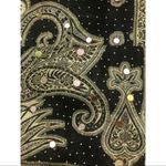 Beautiful Long Scarf with small mirrows Gold Photo 3