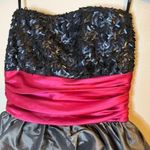 Xtraordinary Gray Pink Strapless Party Formal Mini Dress Size 11 Photo 2